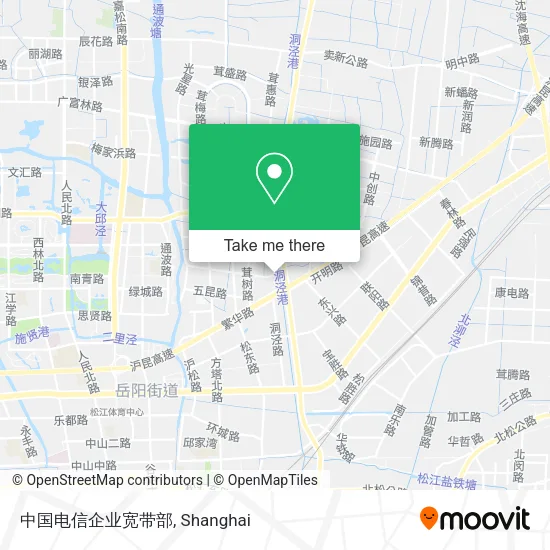 中国电信企业宽带部 map