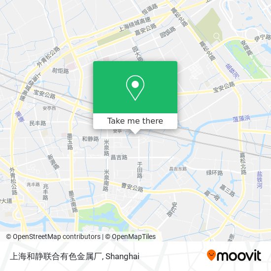 上海和静联合有色金属厂 map