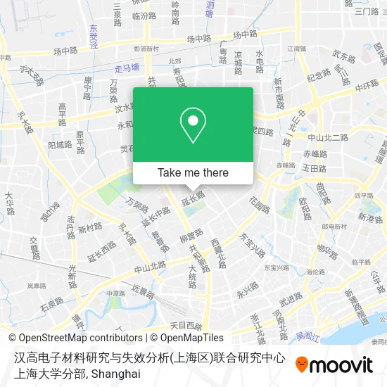 汉高电子材料研究与失效分析(上海区)联合研究中心上海大学分部 map