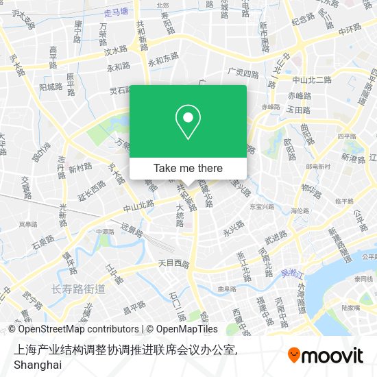 上海产业结构调整协调推进联席会议办公室 map