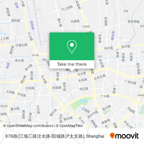 878路(江场三路汶水路-阳城路沪太支路) map