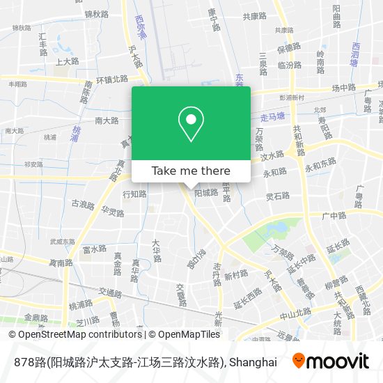 878路(阳城路沪太支路-江场三路汶水路) map