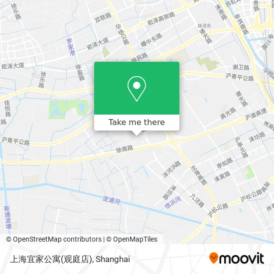 上海宜家公寓(观庭店) map