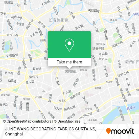 JUNE WANG DECORATING FABRICS·CURTAINS map