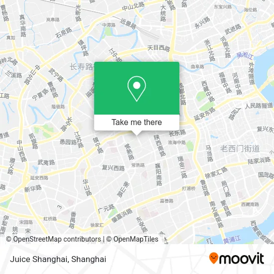 Juice Shanghai map