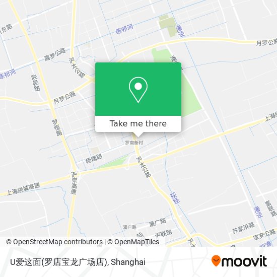 U爱这面(罗店宝龙广场店) map