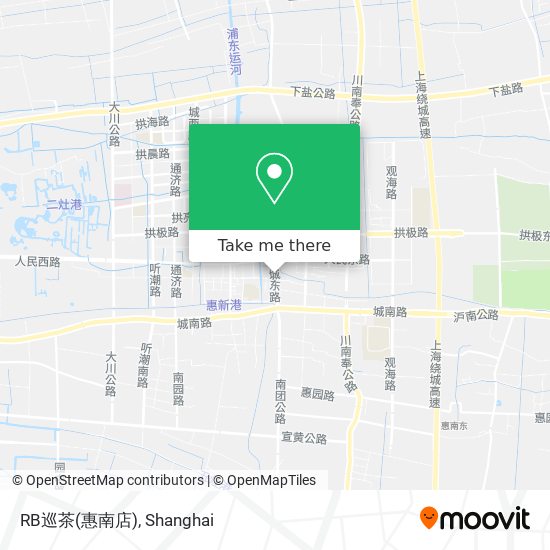 RB巡茶(惠南店) map