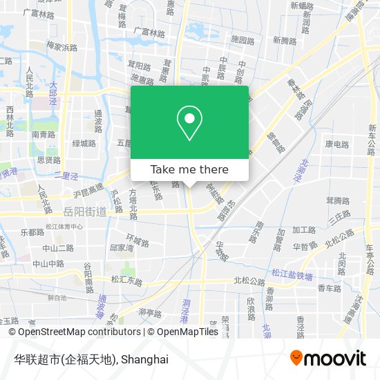华联超市(企福天地) map