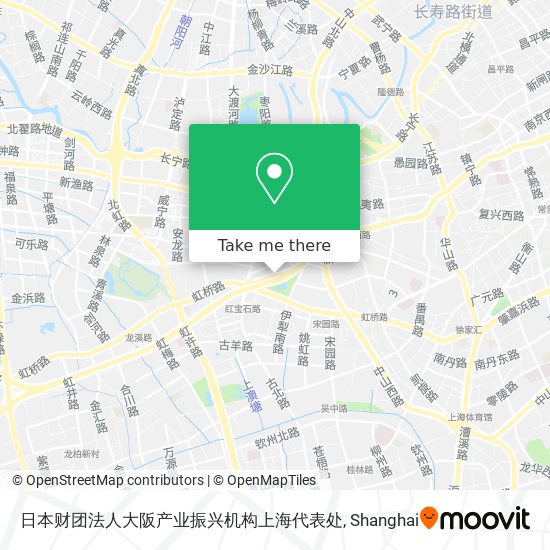 日本财团法人大阪产业振兴机构上海代表处 map