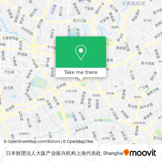日本财团法人大阪产业振兴机构上海代表处 map