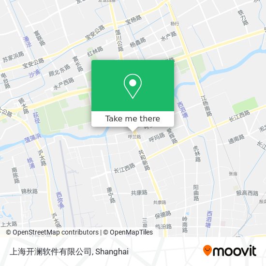 上海开澜软件有限公司 map