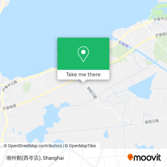 潮州鹅(西岑店) map
