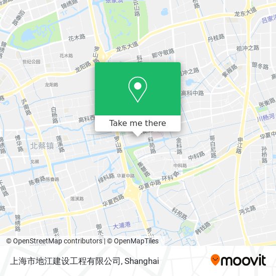 上海市地江建设工程有限公司 map