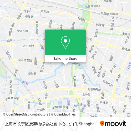 上海市长宁区废弃物综合处置中心-北1门 map