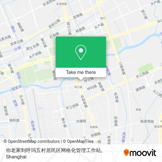 你老家到呼玛五村居民区网格化管理工作站 map