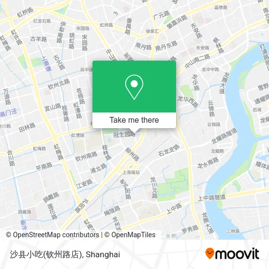 沙县小吃(钦州路店) map