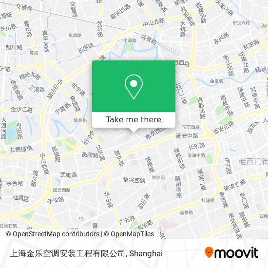 上海金乐空调安装工程有限公司 map