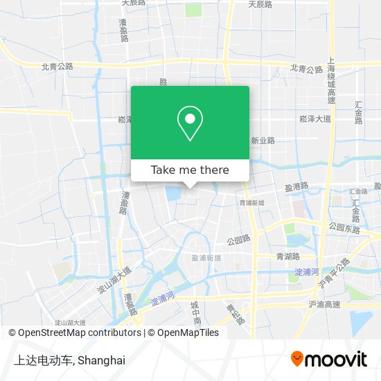 上达电动车 map