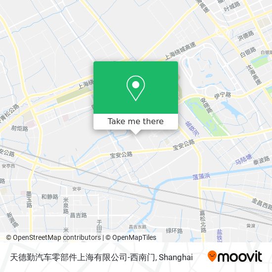 天德勤汽车零部件上海有限公司-西南门 map