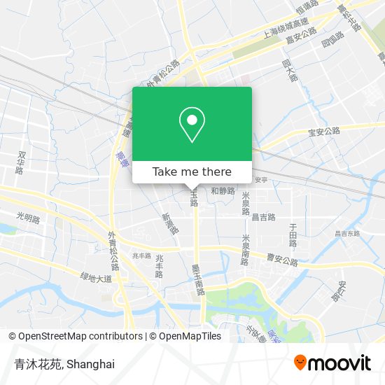青沐花苑 map