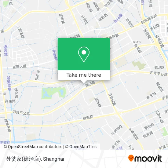 外婆家(徐泾店) map