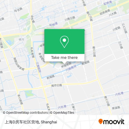 上海D房车社区营地 map