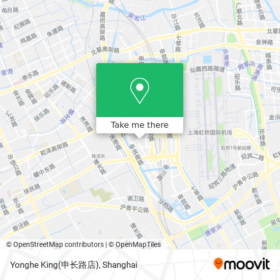 Yonghe King(申长路店) map