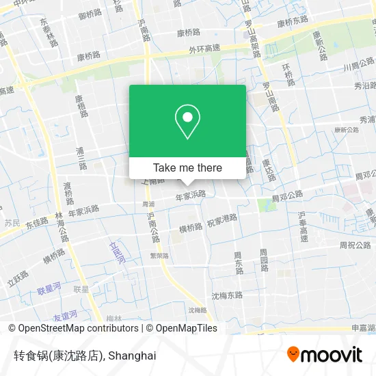 转食锅(康沈路店) map
