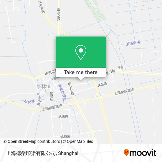 上海德桑印染有限公司 map