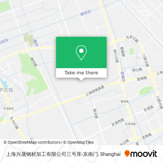 上海兴晟钢材加工有限公司三号库-东南门 map