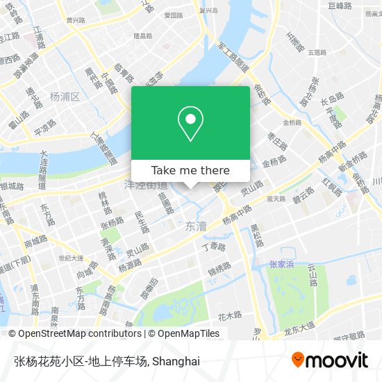 张杨花苑小区-地上停车场 map
