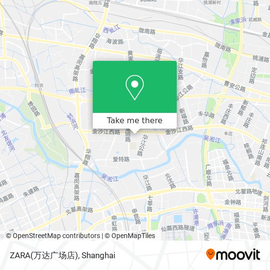 ZARA(万达广场店) map