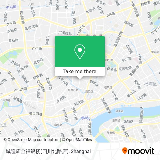城隍庙金福银楼(四川北路店) map