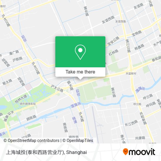 上海城投(泰和西路营业厅) map