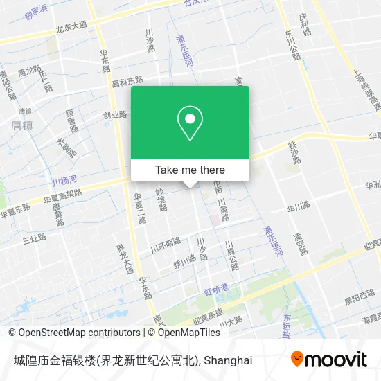 城隍庙金福银楼(界龙新世纪公寓北) map