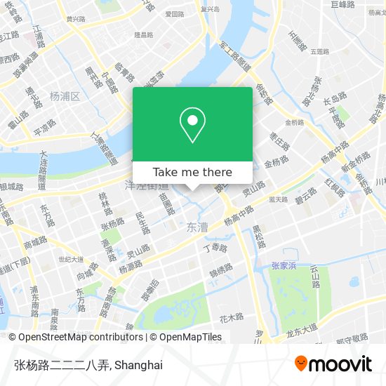 张杨路二二二八弄 map