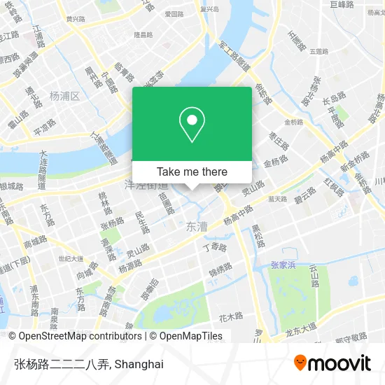 张杨路二二二八弄 map