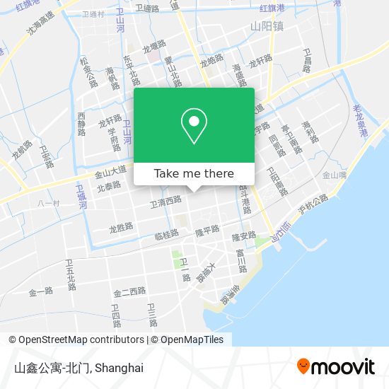 山鑫公寓-北门 map
