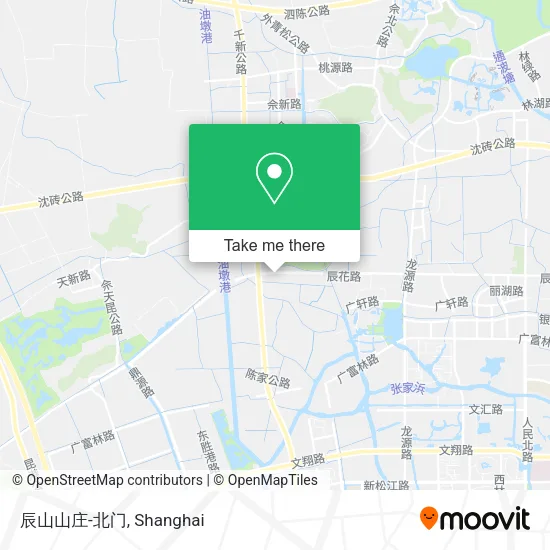 辰山山庄-北门 map