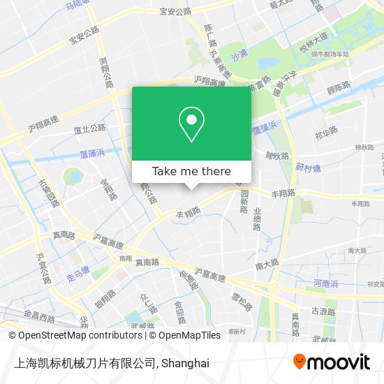 上海凯标机械刀片有限公司 map