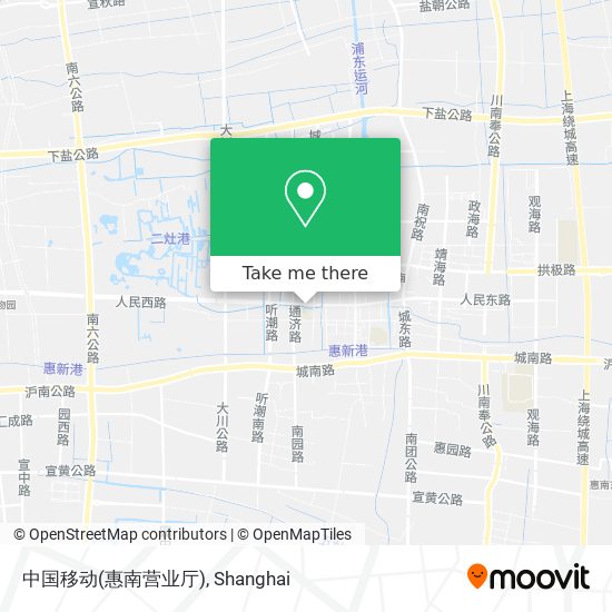 中国移动(惠南营业厅) map