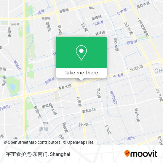 宇宙看护点-东南门 map