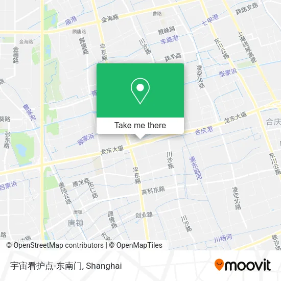 宇宙看护点-东南门 map