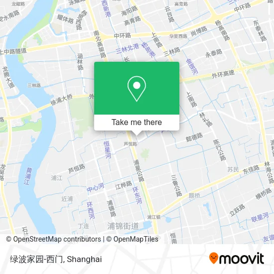 绿波家园-西门 map