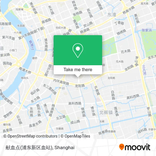 献血点(浦东新区血站) map