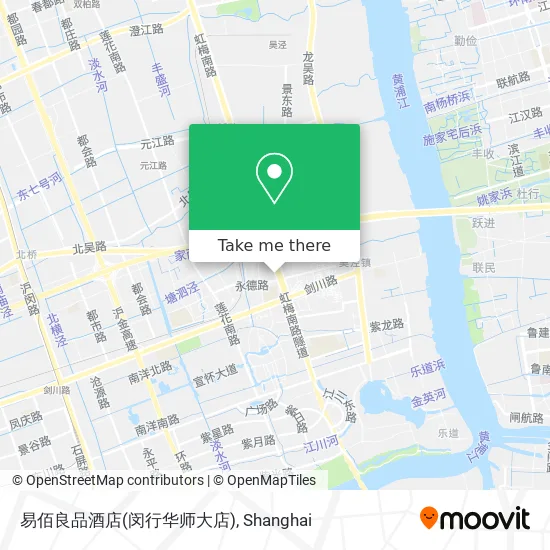 易佰良品酒店(闵行华师大店) map