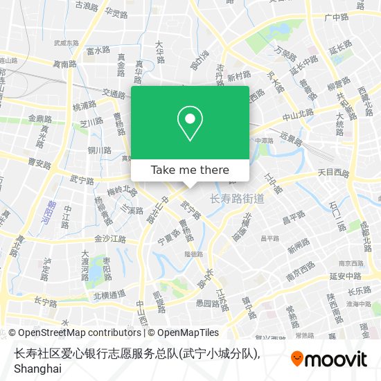 长寿社区爱心银行志愿服务总队(武宁小城分队) map