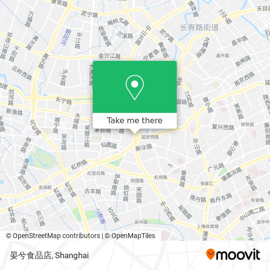 晏兮食品店 map