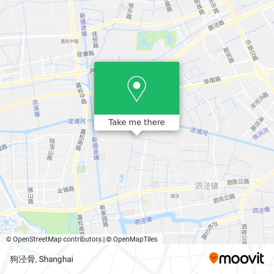 狗泾骨 map