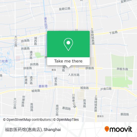 福歆医药馆(惠南店) map